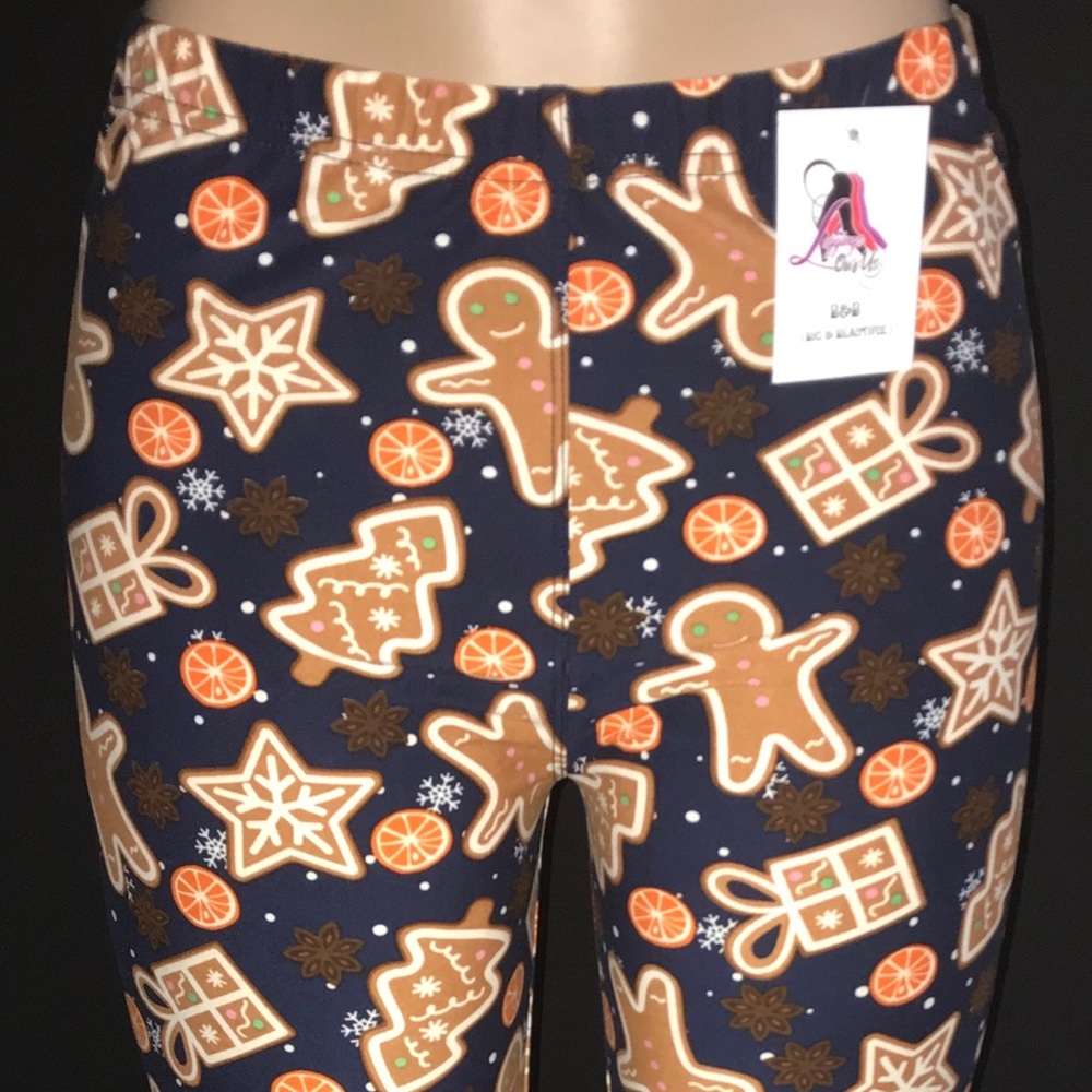 Butter Soft Gingerbread Christmas Leggings